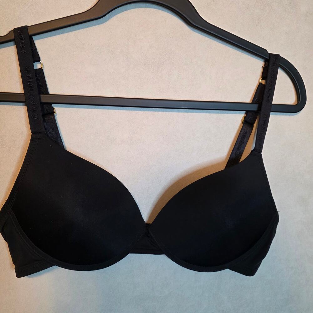 Juicy Couture Black Padded Bra size 36C